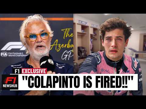 Flavio Briatore Makes A Shocking Announcement After Franco Colapinto's Crash At The Azerbaijan GP