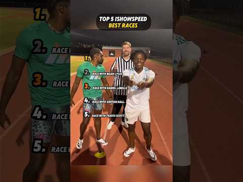 Top 5 Best Ishowspeed Races 😲🔥 #ishowspeed#daniellabelle#ashtonhall#race
