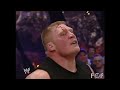 Stone cold face to face Brock Lesnar