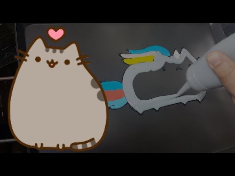 Pancake Art - Pusheen Cat Unicorn