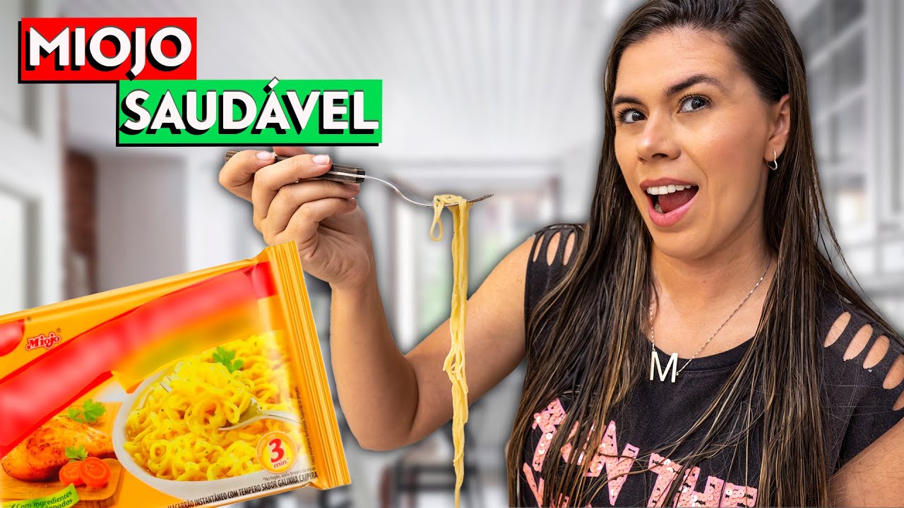 COMO SUBSTITUIR MIOJO POR UMA OPÇÃO SAUDÁVEL ?