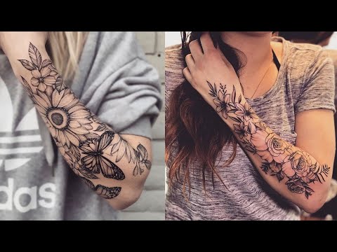 Flower Tattoos On The Arm