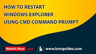 How to Restart Windows Explorer using CMD Command Prompt
