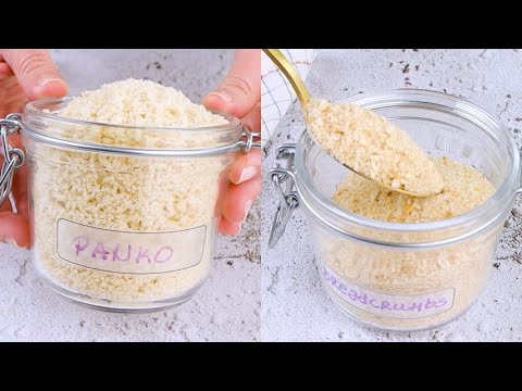 How to make panko and breadcrumbs at home: 2 ways not to waste bread!
