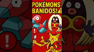 3 POKÉMONS BANIDOS DO ANIME #pokemon #nostalgia #shorts #anime #curiosidades