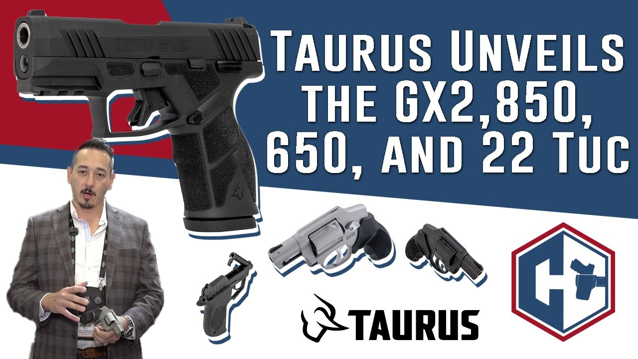 Taurus Unveils the GX2, 850, 650, and 22 TUC at SHOT Show 2025: Innovations in Concealed Carry