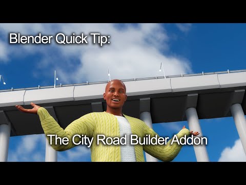 Blender Quick Tip: The City Road Builder Addon