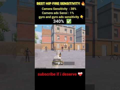 🎯 Best  hip fire sensitivity bgmi | bgmi hipfire sensitivity #bgmi #shorts #pubg #sensitivity #viral