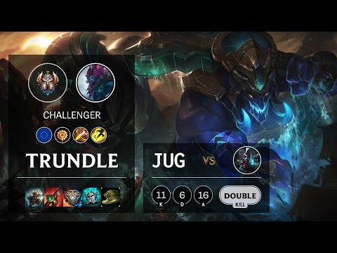 Trundle Jungle vs Ekko - EUW Challenger Patch 10.9