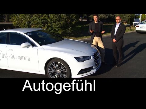 Exclusive test drive Audi A7 h-tron fuel cell electric vehicle REVIEW with Autogefühl