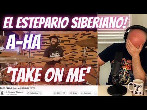 Drum Teacher Reacts: EL ESTEPARIO SIBERIANO | 'Take On Me' A-HA Drum Cover (INSANE!)