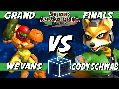 Coinbox 52 - Wevans (Samus) vs Cody Schwab (Fox) Grand Finals - Smash Melee