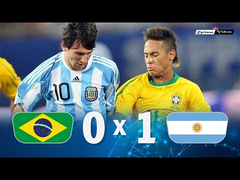 Brasil 0 x 1 Argentina (Neymar x Messi) ● 2010 Friendly Extended Goals & Highlights HD