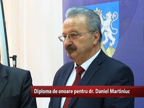 Diplomă de onoare pentru dr. Daniel Martiniuc