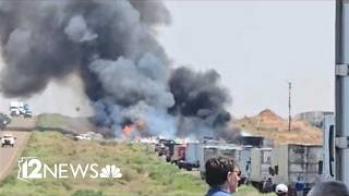 2 killed in fiery crash on I-40 near Winslow
