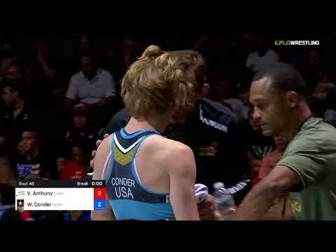 Final X/WM 50 KG - FX2 - Victoria Anthony (SKWC) Vs. Whitney Conder (Army)