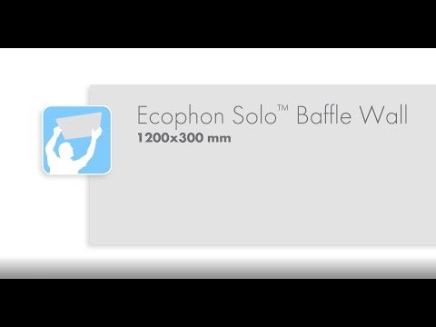 Ecophon Solo™ Baffle Wall 1200x300 mm