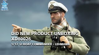 Figurka Lehmann - German U-Boat Commander 1/12 Palm Hero Series