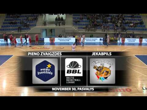 BBL: Pieno Zvaigzdes - Jekabpils 2016-11-30