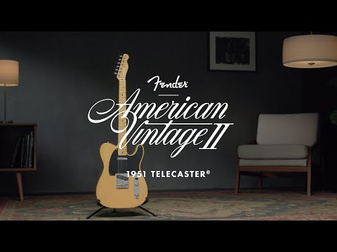 Fender American Vintage II 1951 Telecaster 6-String Electric Guitar (RH, Butterscotch Blonde)