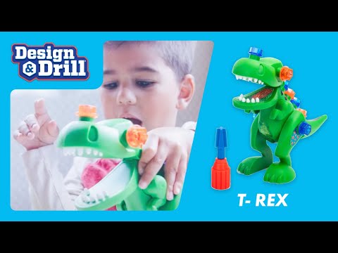 🦖 Build the Design & Drill T-Rex + More STEM Toys for Kids 🔧 @EducationalInsights