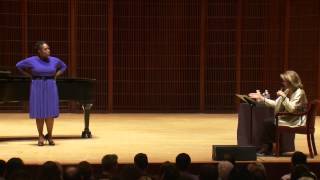 Shepherd School of Music Master Class with Renee Fleming - Chabrelle Williams, soprano
