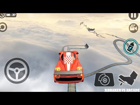 Impossible Car Tracks 3D: Red Car Driving Levels 14 and 15 - Android GamePlay 2019