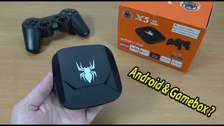 $29.- Spider x5 Retro Android Game Box Plug 'n Play Solution !