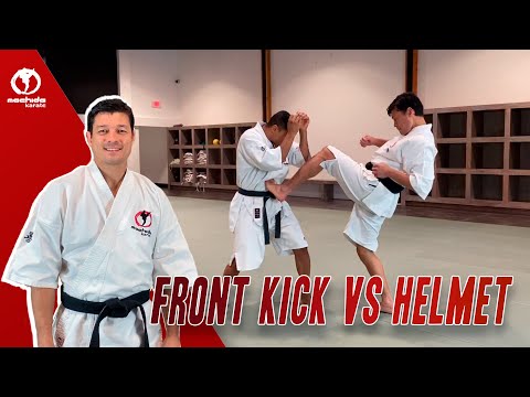 Machida Karate Techniques - Mae geri application