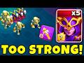 Best Ranked Battle Attack Strategy Super Witch RC Walk Combo Clash Of Clans