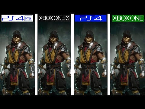 Mortal Kombat 11 | PS4 vs ONE vs Pro vs ONE X | 4K Graphics Comparison & FPS beta