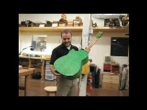 Andy Mckee just got his new Greenfield guitars
