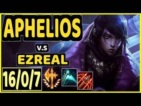 CHRISBERG (APHELIOS) vs EZREAL - 16/0/7 KDA BOTTOM ADC CHALLENGER GAMEPLAY - EUW