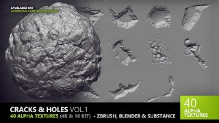 50 Cracks & Damage Alpha Textures video thumbnail