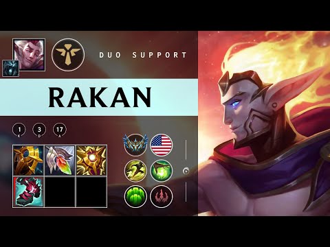 Rakan Support vs Nautilus - NA Challenger Patch 25.24