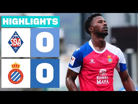 Resumen de SD Amorebieta vs RCD Espanyol (0-0)