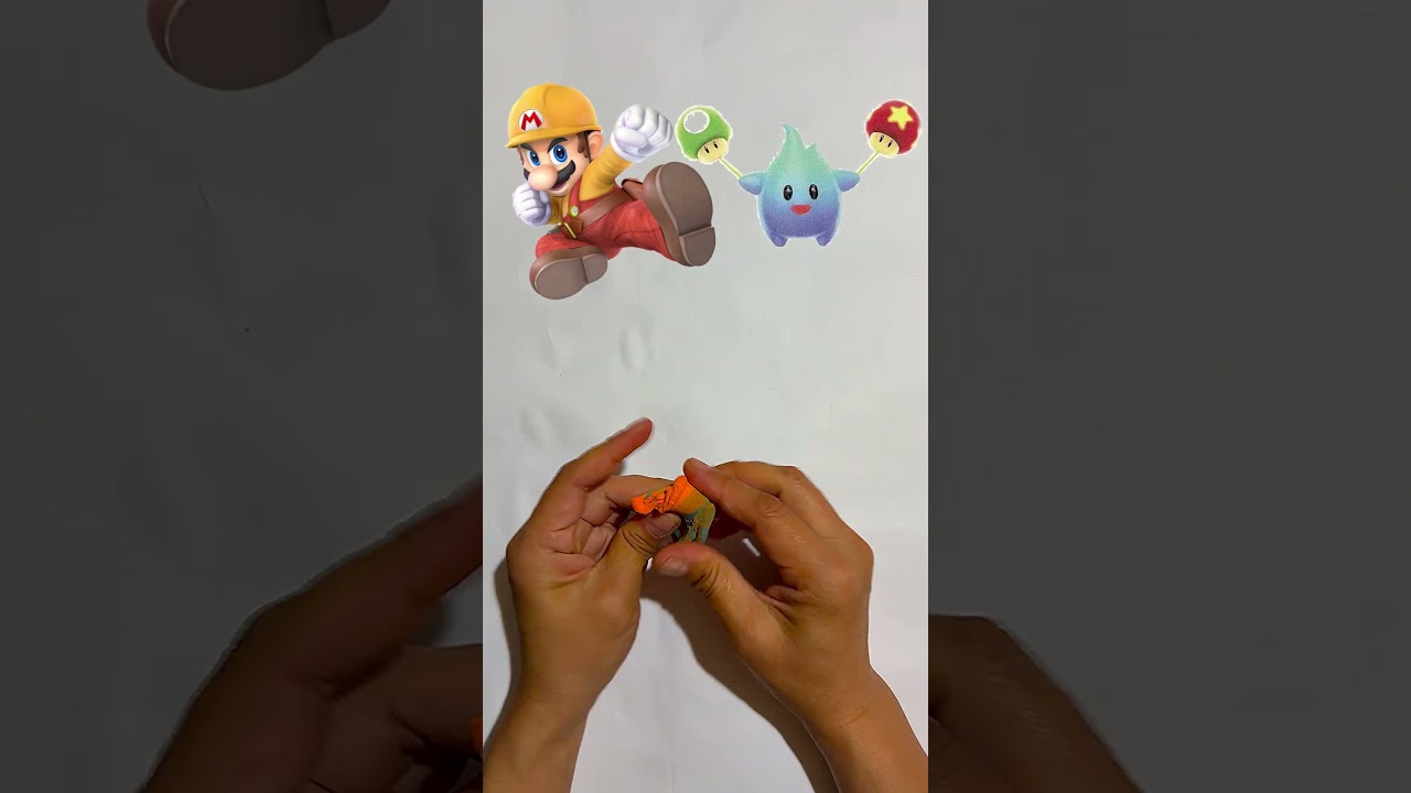Clay Mixing #colors #satisfying #mario