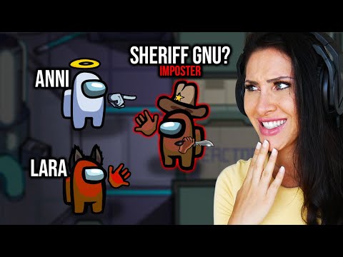 Ich kille offensichtlich und jeder denkt ich bin Sheriff 😂 Among Us mit @Anni The Duck @ungespielt