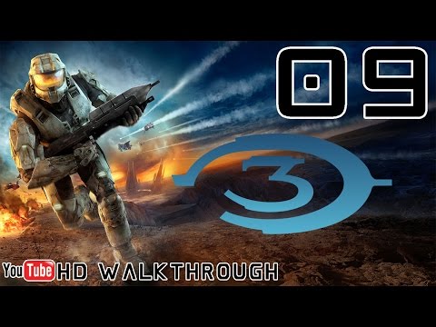 Halo 3 Walkthrough - Mission 09 (Cortana) HD 1080p X1 No Commentary