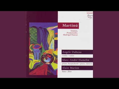 Madrigal-Sonata for Flute, Violin et Piano, H 291: I. Poco Allegro