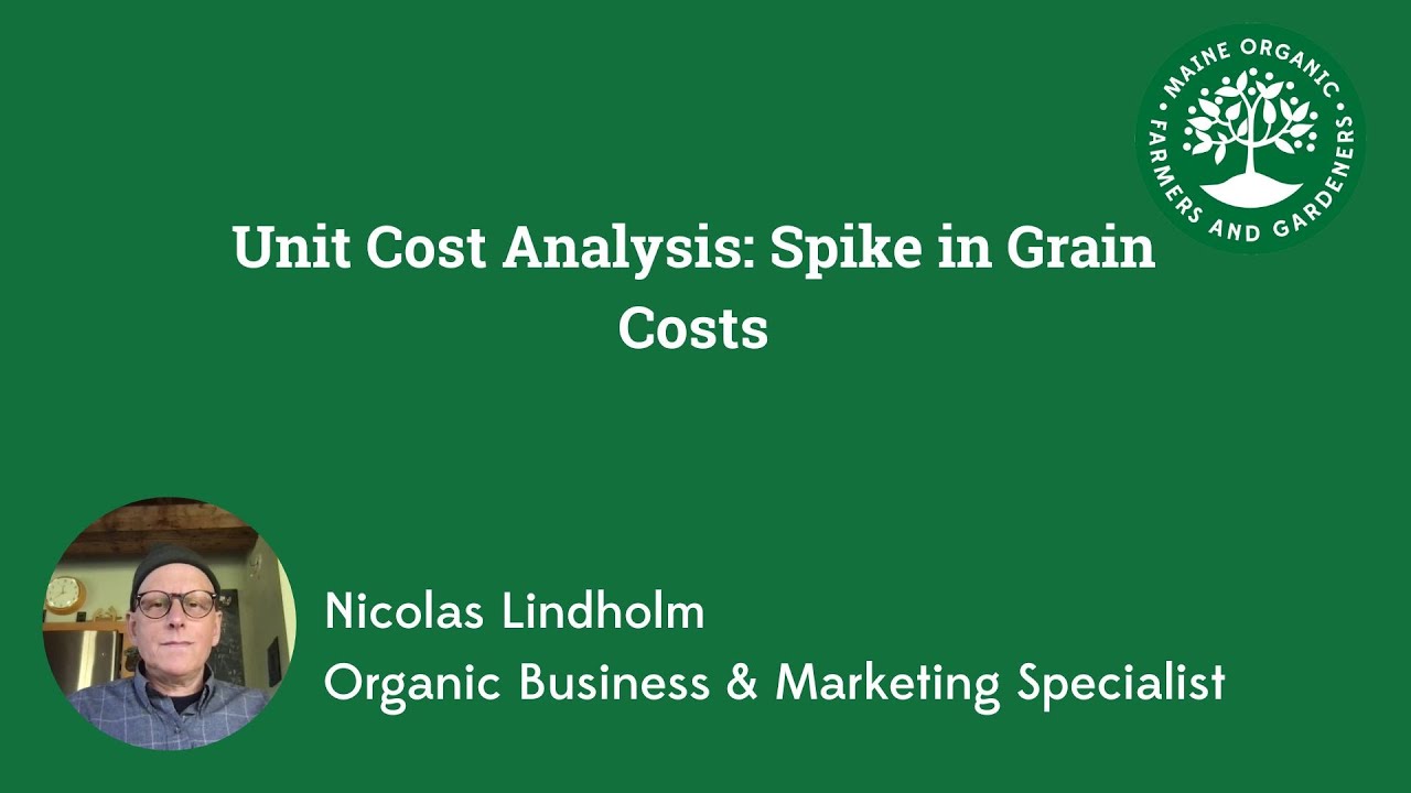 Unit Cost Analysis Spike in Grain Costs