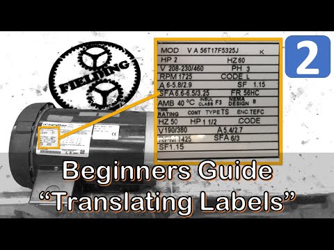 How To Read The Label on Motors; Ultimate Guide To Electric Motors: #069