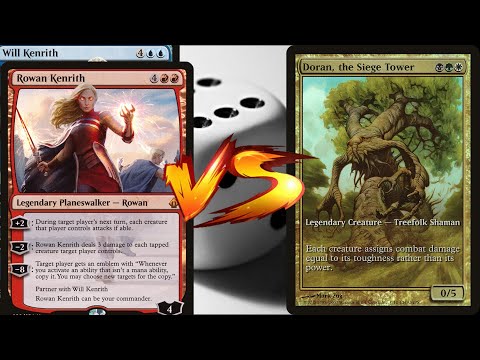Will Rowan Kenrith VS Doran - MTG EDH Duel Commander