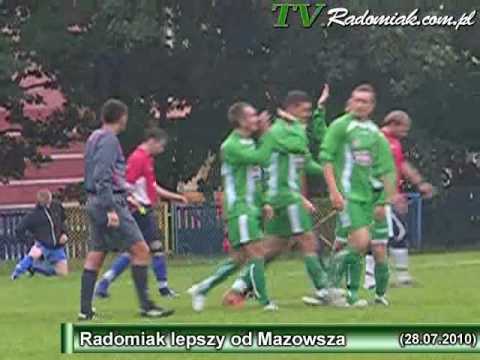 Mazowsze Grójec - Radomiak Radom. Sparing - letnie przygotowania 2010/2011.