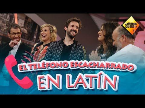 El teléfono escacharrado en Latín - El Hormiguero