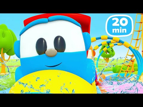 Leo und Co. im Freizeitpark - 3 neue Folgen | Leo der Lastwagen - Zeichentrickfilme für Kinder