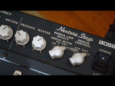 BOSS Nextone Stage 40W Amp. Pedals, Cleans and Onboard Effects.