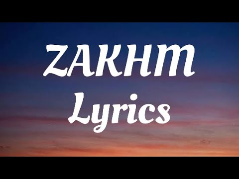 Zakhm - Abhijay Sharma | iPop star | lyrics video 