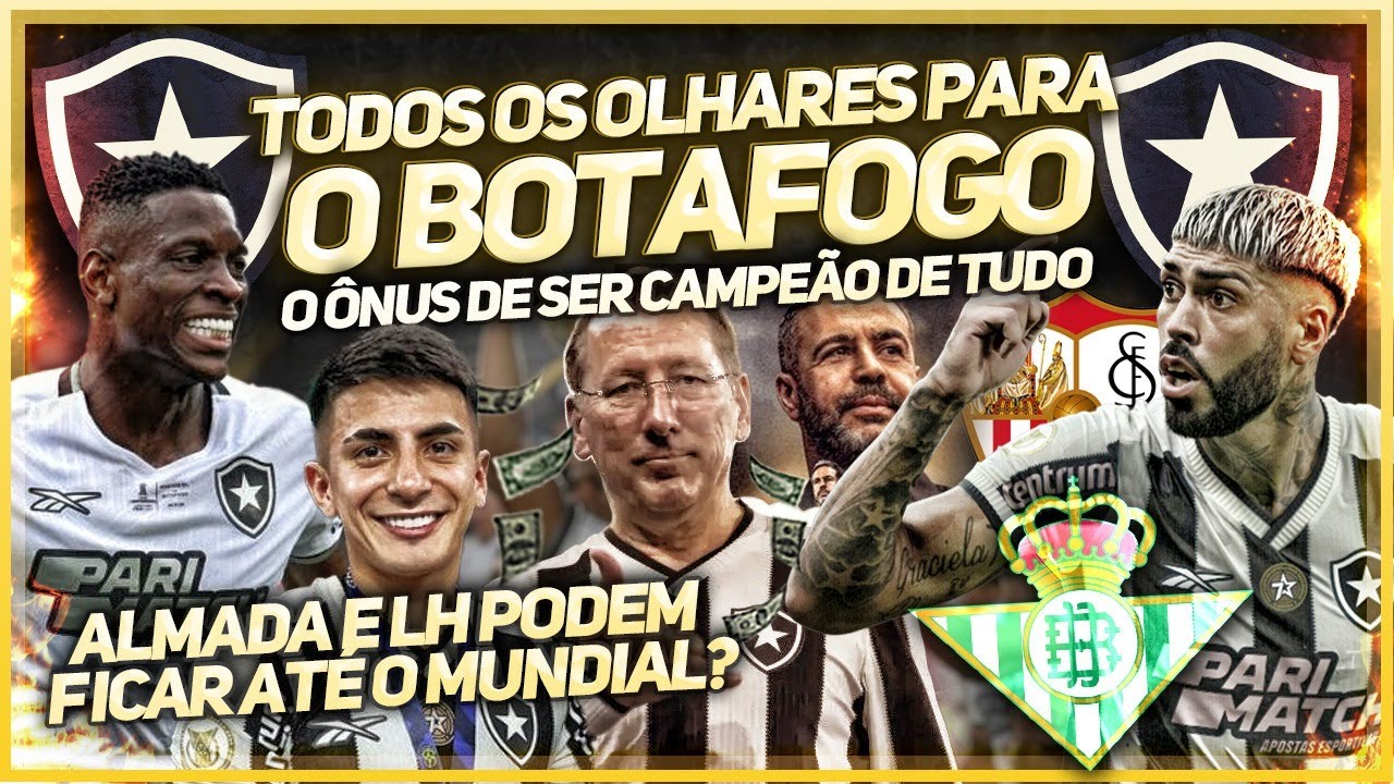 🚨TEXTOR QUE ALMADA E LH NO MUNDIAL DE CLUBES | BOTAFOGO É O GRANDE ALVO DO MERCADO | BARBOZA NA MIRA