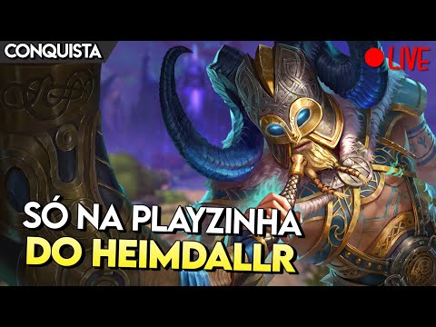 SÓ NA PLAYZINHA DO HEIM! HEIMDALLR MID - Master Ranked Conquista  - Smite Br